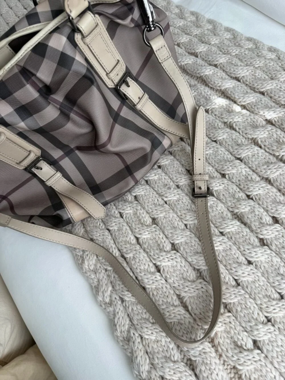 Burberry Smoke Check Northfield Bag & Matching Penrose Wallet Set